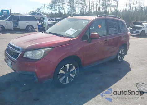 2017 Subaru Forester 2.5I Premium z USA, uszkodzony, nr VIN JF2SJAEC6HH462883